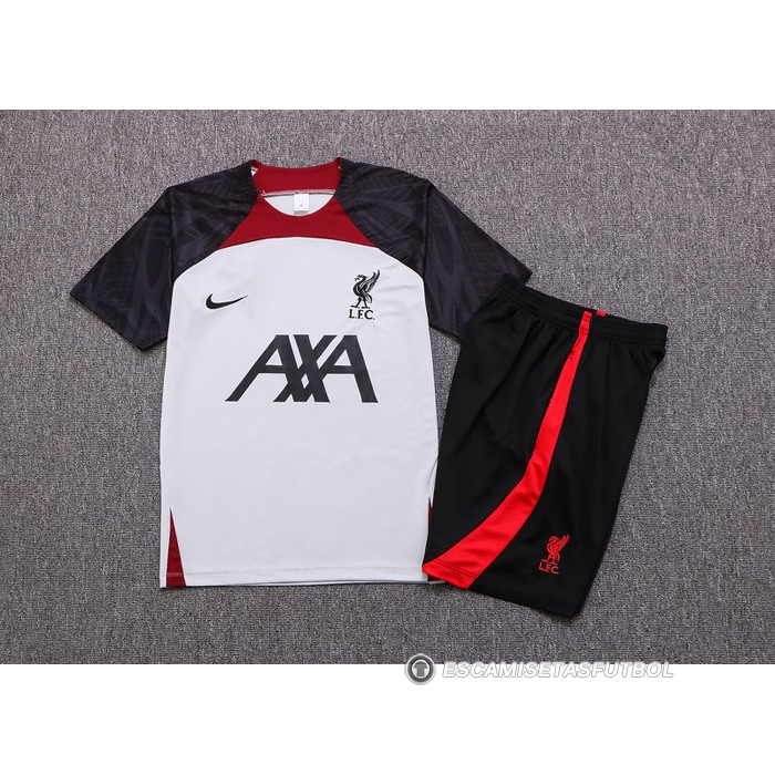 Chandal del Liverpool Manga Corta 2022-23 Blanco - Pantalon Corto